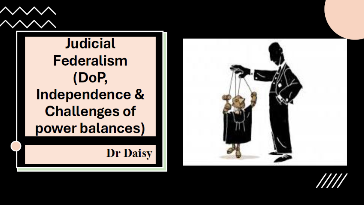 Judicial Federalism _ Dr. Daisy