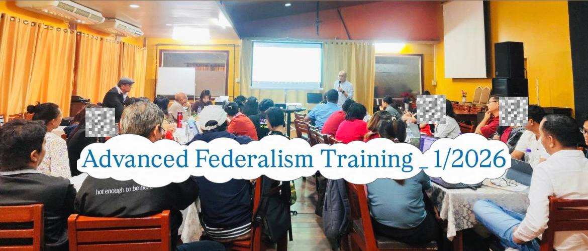 Advanced Federalism Training for Myanmar Reformers