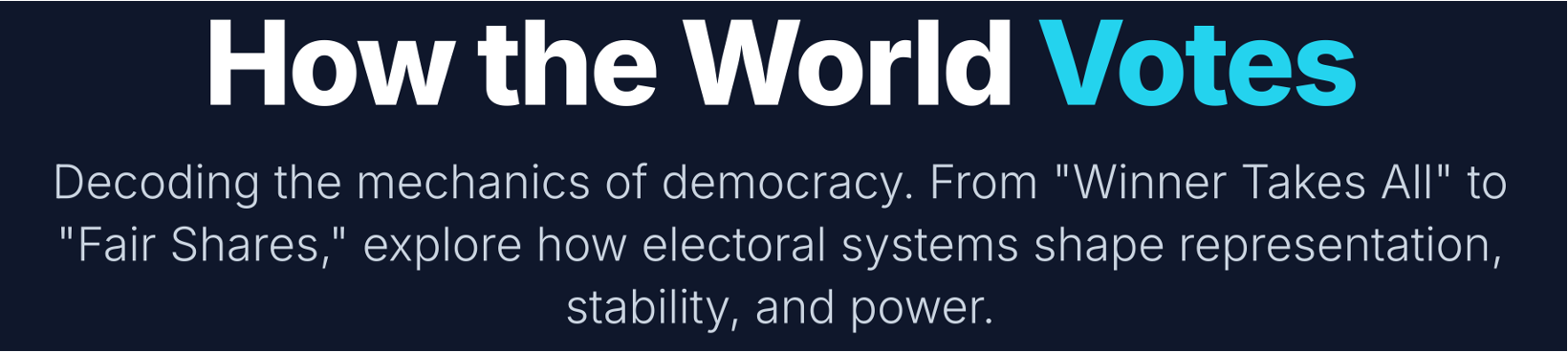 Electoral Systems and Their Impacts on the Political System